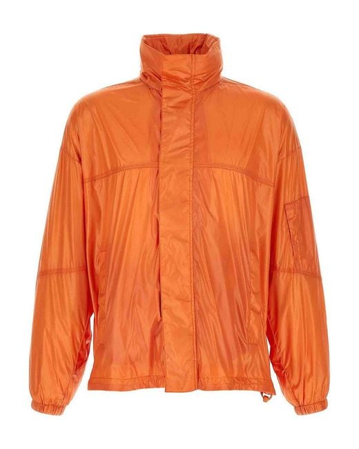 Laminar Orange Foldable Jacket for men
