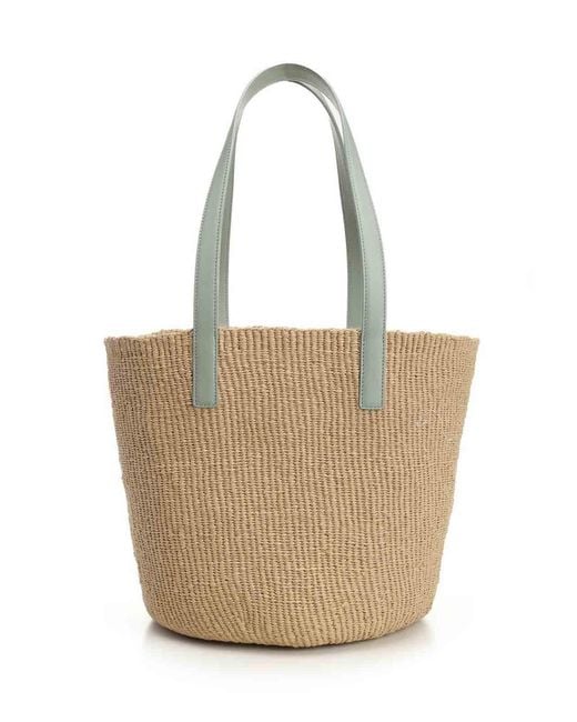 Chloé White Horse Medal Basket Bag