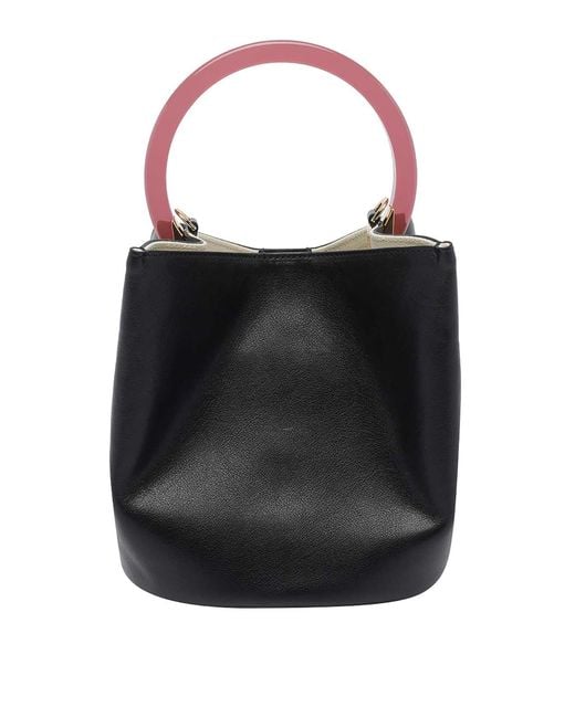 Marni Black Pannier Handbag