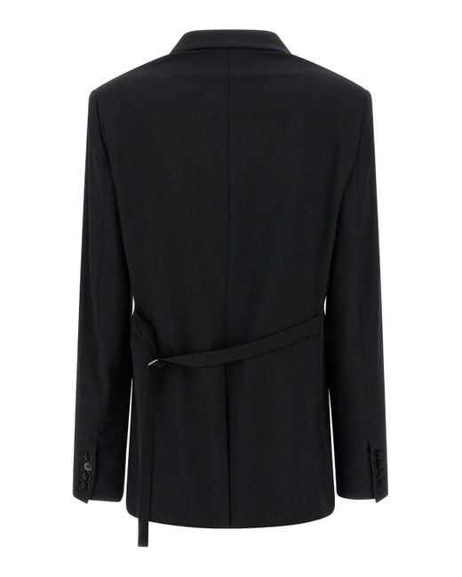 Nensi Dojaka Black Belt Blazer