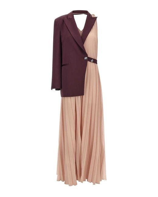 Pinko Purple 2-in-1 'noce' Dress