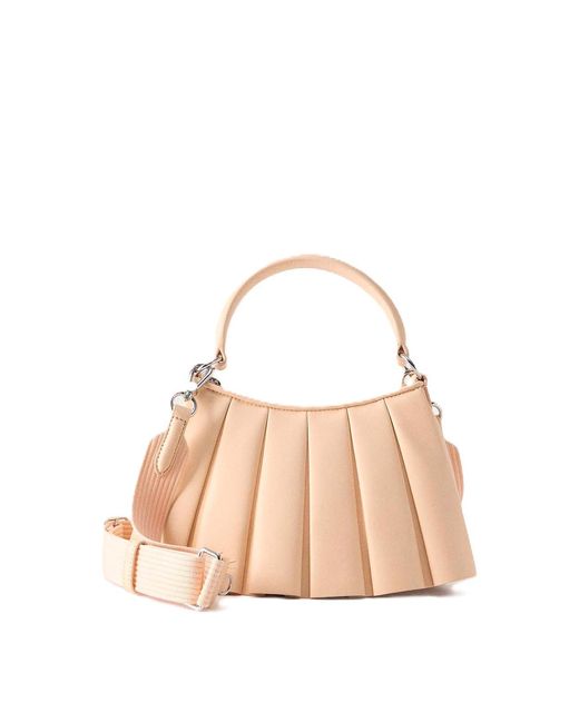 Lacoste Pink Lenglen Small Leather Bag