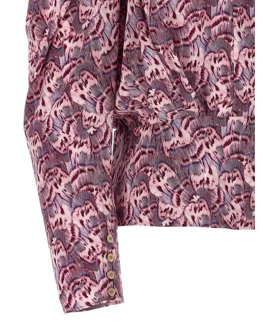 Isabel Marant Purple Zarga Blouse