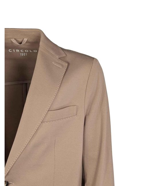 Circolo 1901 Brown Premium Blazer for men