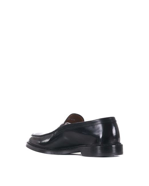 Doucal's Black Doucals Loafers for men