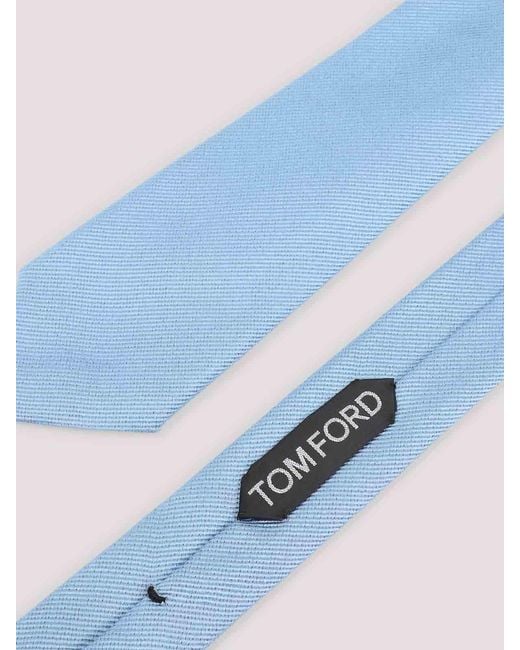 Tom Ford Blue Solid Tie for men
