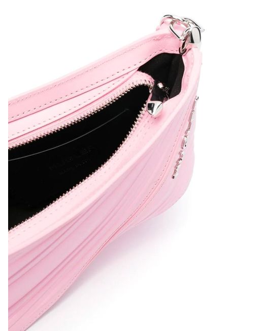 Mugler Pink Mini Shoulder Handbag