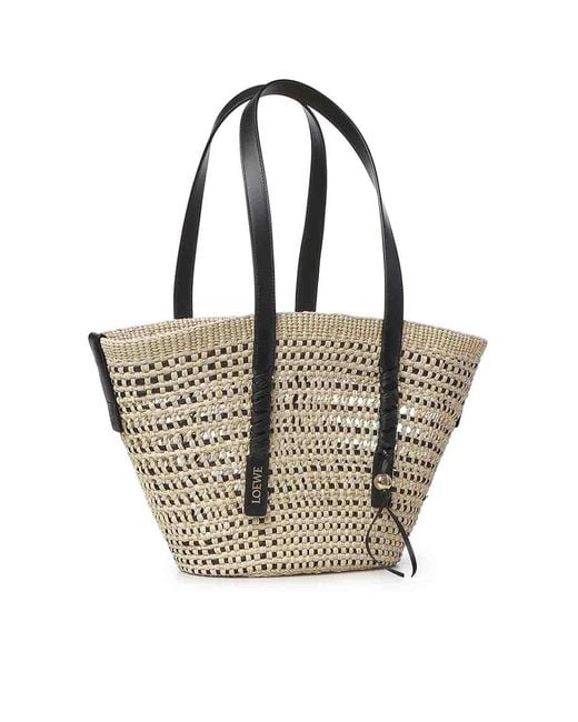 Loewe Natural Medium Braid Basket Bag