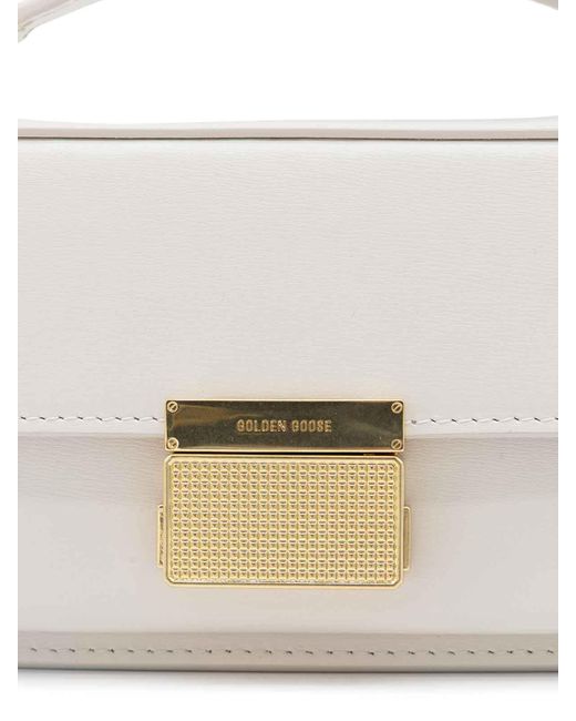Golden Goose Deluxe Brand White Leather Crossbody Bag