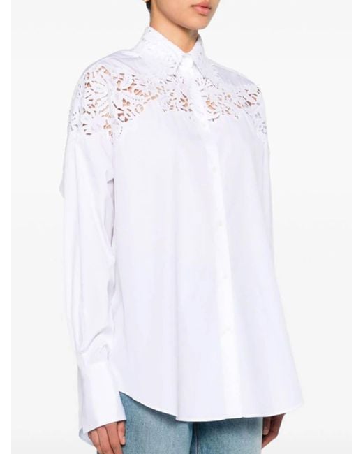 Ermanno Scervino White Shirt With Lace
