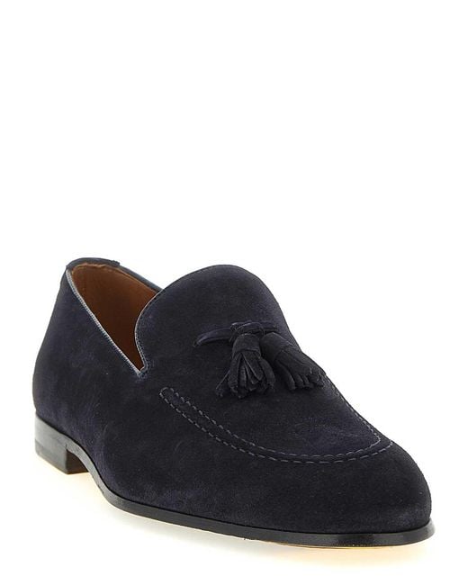 Doucal's Black Adler Loafers for men