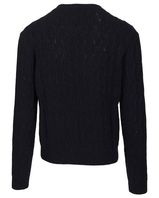 Etro Blue Cashmere Sweater for men
