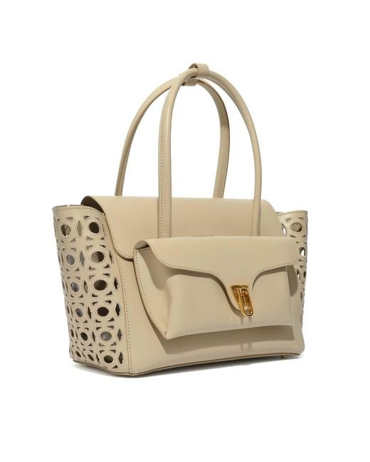 Coccinelle Natural Beat Double Monogram Medium Bag