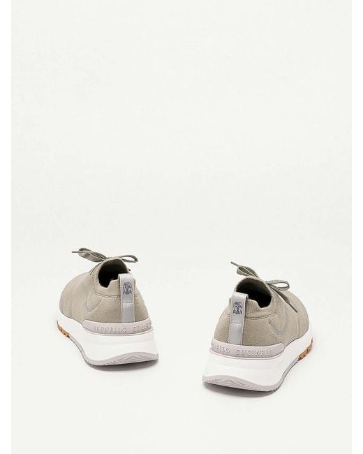 Brunello Cucinelli White Sneakers for men