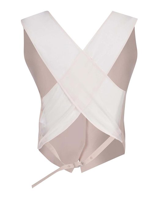 Dondup Pink Vest Made Of Wool Blend
