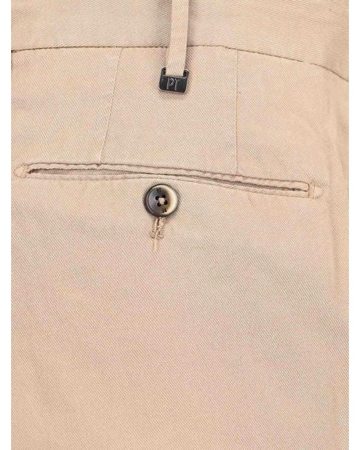 PT Torino Natural Cotton Blend Trousers for men