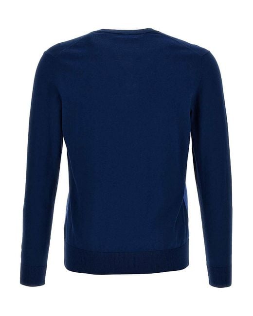 Ballantyne Blue Argyle Sweater for men