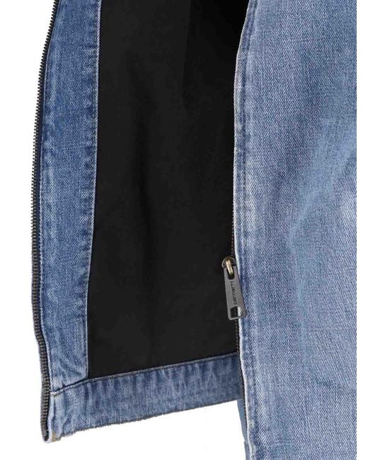 Carhartt Blue Og Detroit Denim Jacket for men