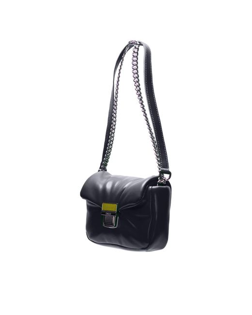 MSGM Black Click Bag Cross Body for men