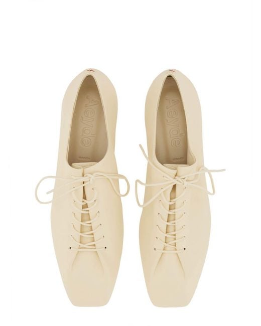 Aeyde White Derby Isla