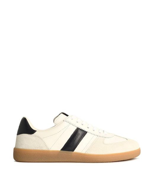 Tom Ford Natural Archer Suede Sneakers for men
