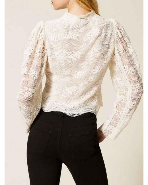 Twinset Natural Lace Jacket