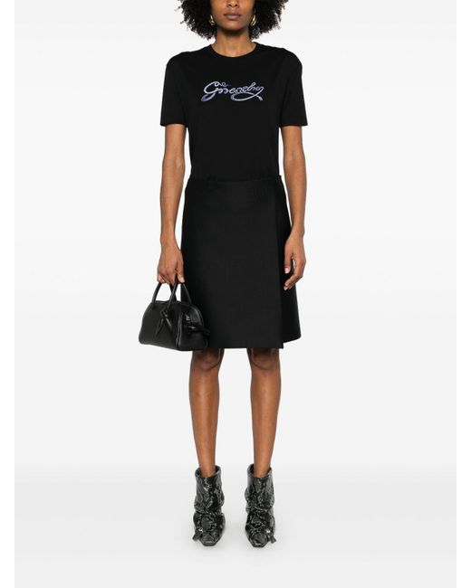 Givenchy Black Snake-Print T-Shirt