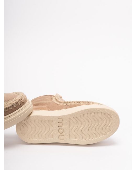 Mou Natural 'Eskimo Sneaker Bold Glit.Logo'