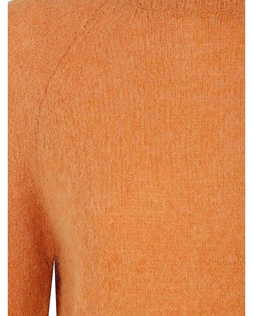 Base London Orange Round Neck Sweater