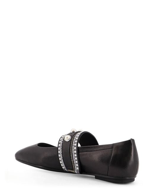 Pinko Black Leather Dancers