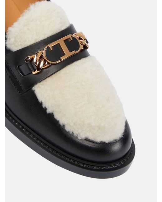 Tod's Black Teddy Loafer
