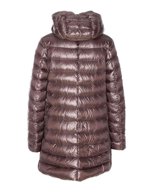 Herno Purple A-Shape Ultrilight Down Jacket
