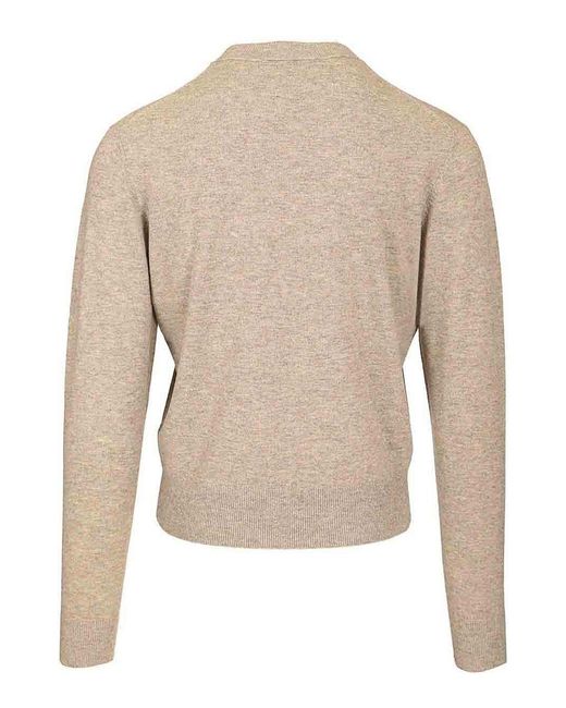 Acne Natural Crew Neck Sweater for men