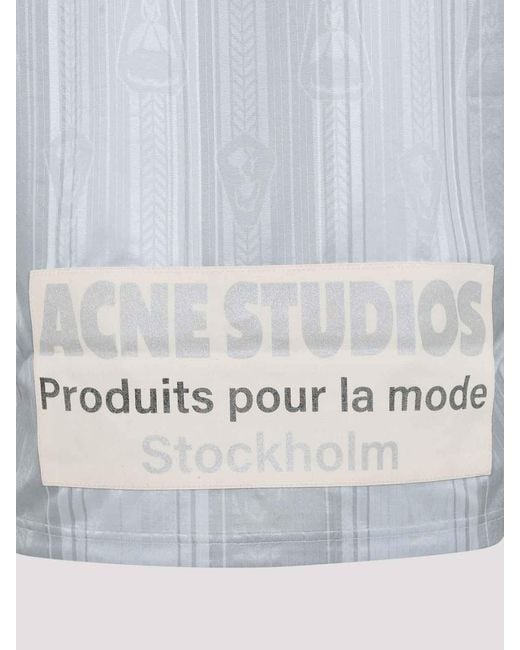 Acne Gray T-Shirt for men
