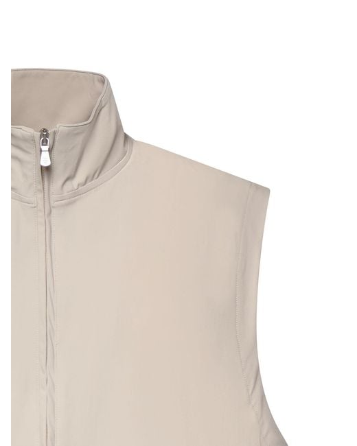 Eleventy Natural Nylon Vest for men