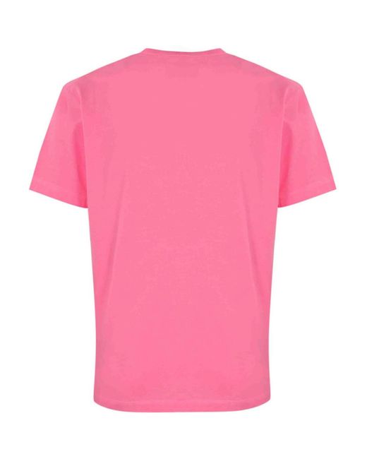 DSquared² Pink Icon Cotton T-shirt for men