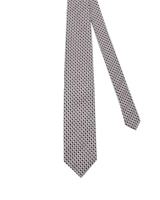 Tom Ford White Silk Tie for men