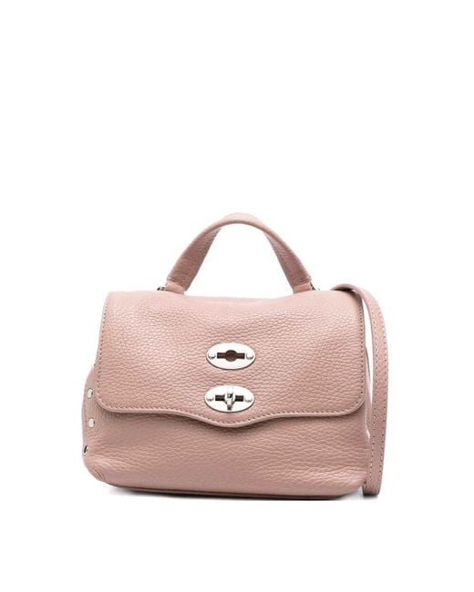 Zanellato Pink Postina Daily Baby Leather Handbag
