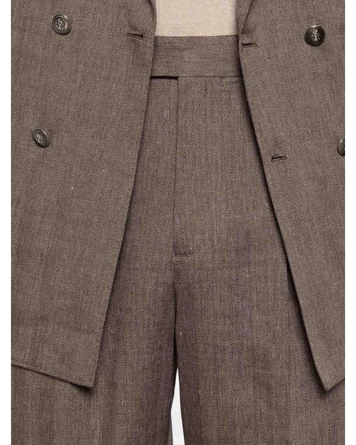 Brunello Cucinelli Brown Suit for men