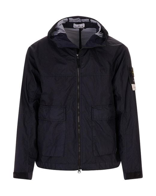 Stone Island Blue Outerwear for men