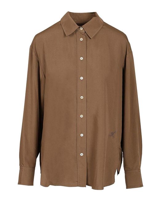 Isabel Marant Brown Flowing Shirt