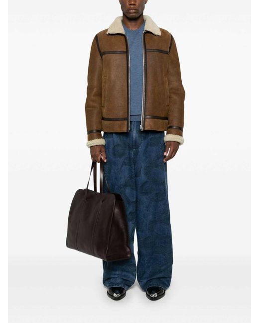 Etro Blue Signature Embroidered Knit Sweater for men