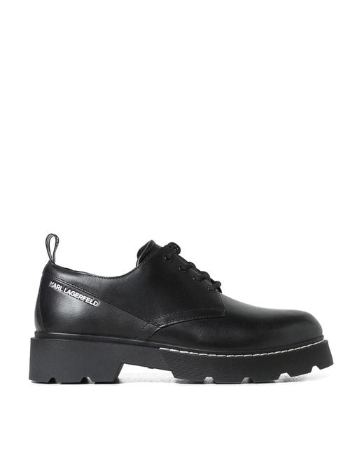 Karl Lagerfeld Black Kamden Derby Lace for men