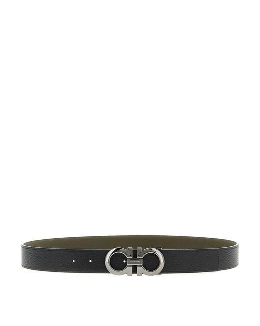 Ferragamo Multicolor Reversible Belt for men