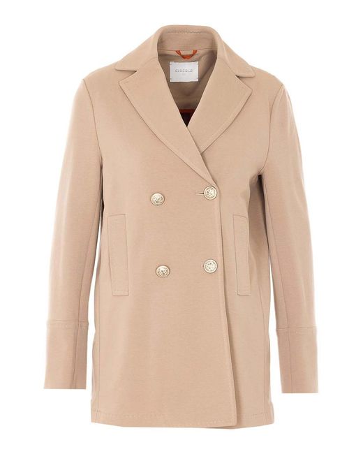 Circolo 1901 Natural Double Breasted Jacket
