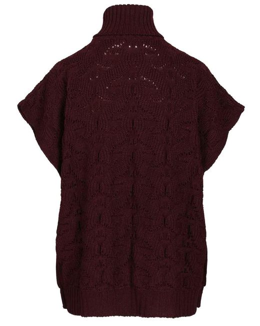 Etro Red Turtleneck Sweater