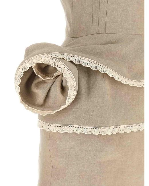 Magda Butrym Natural 52' Dress