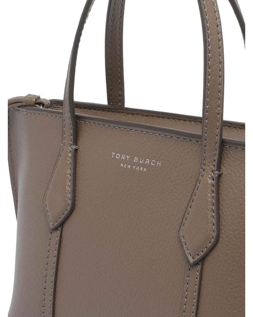 Tory Burch Brown Mini Perry Tote Bag