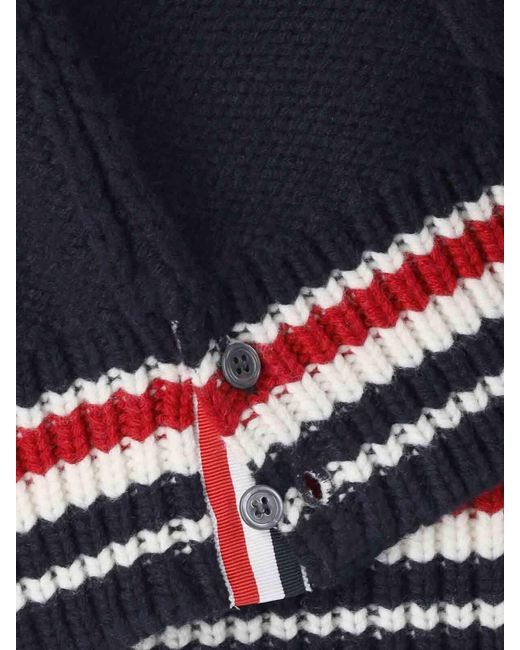 Thom Browne Blue Virgin Wool Sweater for men