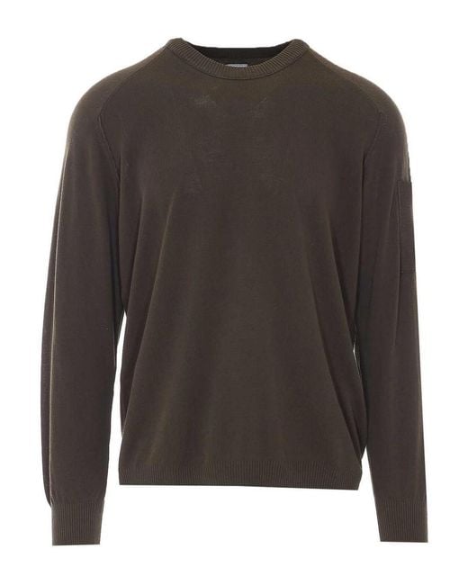 C P Company Gray Ilitary Sweater for men